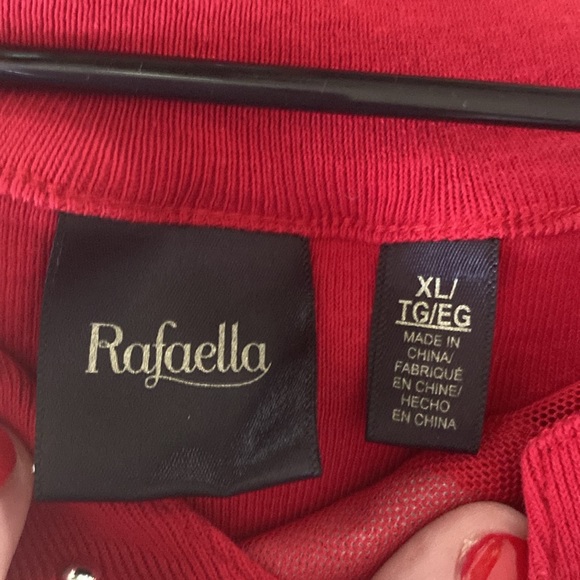 Red XL Rafaela top - Picture 2 of 3